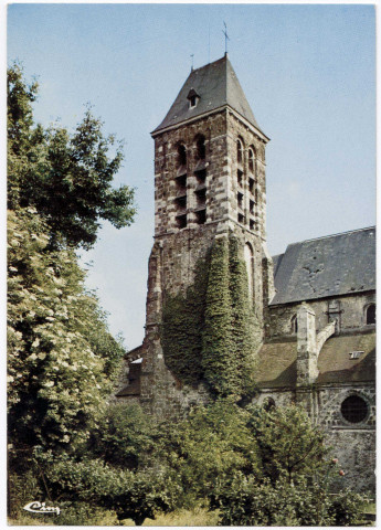 ARPAJON. - Le clocher de l'église, Raymon, couleur. 