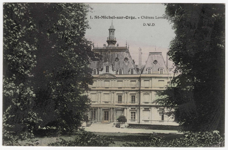 LONGPONT-SUR-ORGE. - Lormoy château. DWD, (1907), 11 lignes, 10 c, ad. 