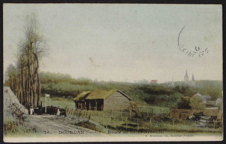 Dourdan .- Route de Saint-Arnoult [1904-1910]. 