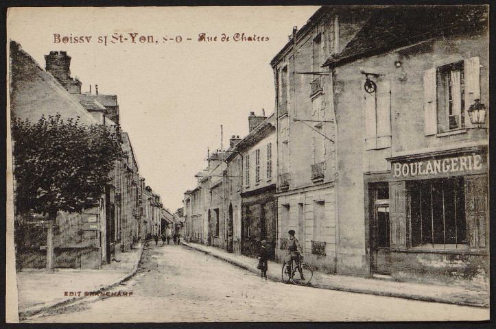 Boissy-Sous-Saint-Yon.- Rue de Châtres [1904-1920]. 