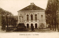 ETAMPES. - Le théâtre [Editeur Garnier, 1917, sépia]. 