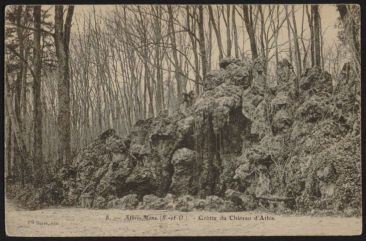 Athis-Mons.- Grotte du château d'Athis [1904-1930]. 