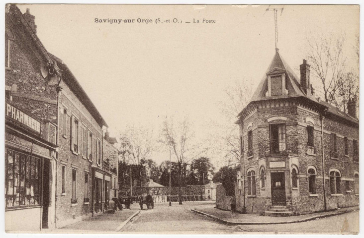 SAVIGNY-SUR-ORGE. - La poste. 