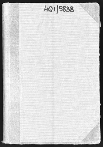Conservation des hypothèques de CORBEIL. - Répertoire des formalités hypothécaires, volume n° 431 : A-Z (registre ouvert vers 1920). 