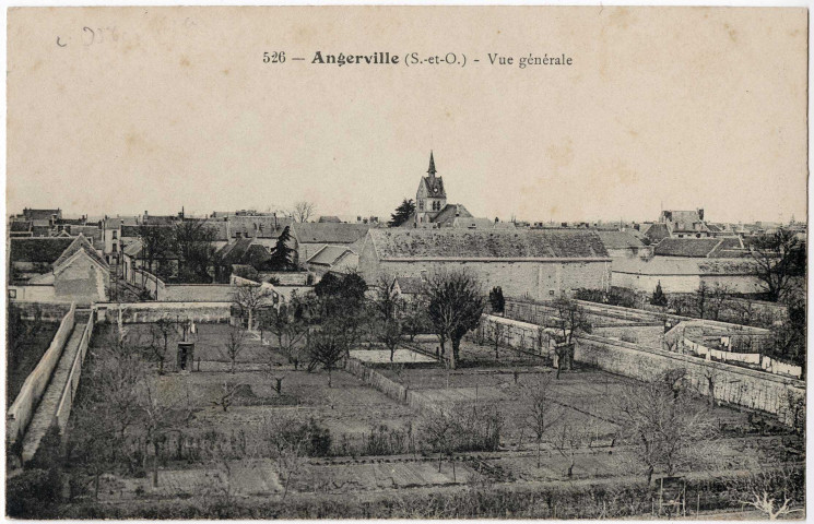 ANGERVILLE. - Vue générale, Seailles. 