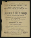 MEREVILLE. - Vente par adjudication volontaire du lotissement du Bois de Boulogne et d'un pré, 4 avril 1935. 
