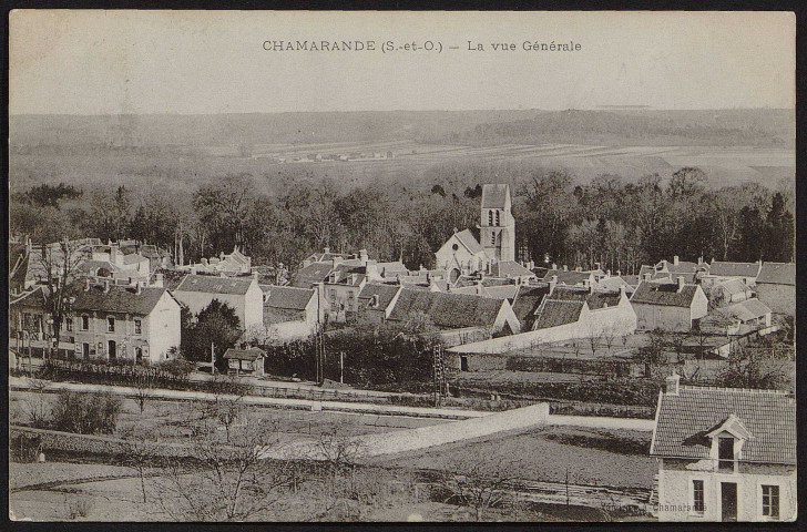 Chamarande.- La vue générale (1906). 