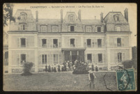 DRAVEIL. - Champrosay - Le pavillon Saint-Gabriel. Sanatorium Minoret. 1 timbre à 5 centimes. 