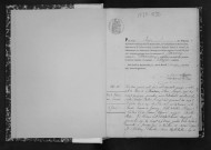 JANVRY. Naissances, mariages, décès : registre d'état civil (1875-1892). 