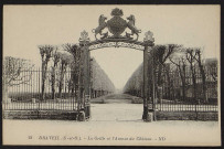Draveil.- La grille et l'avenue du château [1913-1920]. 