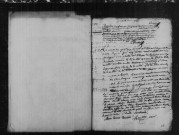 CHATIGNONVILLE. Paroisse Saint-Mamert : Baptêmes, mariages, sépultures : registre paroissial ; naissances, mariages, décès (1751-an II). 