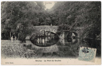 BRUNOY. - Pont de Soulins, Dupas, 1905, 2 mots, 5 c, ad. 