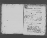 MONTCEAUX. - Naissances, mariages, décès : registre d'état civil (1800-1809). 