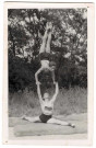 ETRECHY. - Les Cadets de la Juine. Numéro de cirque, 1941. 