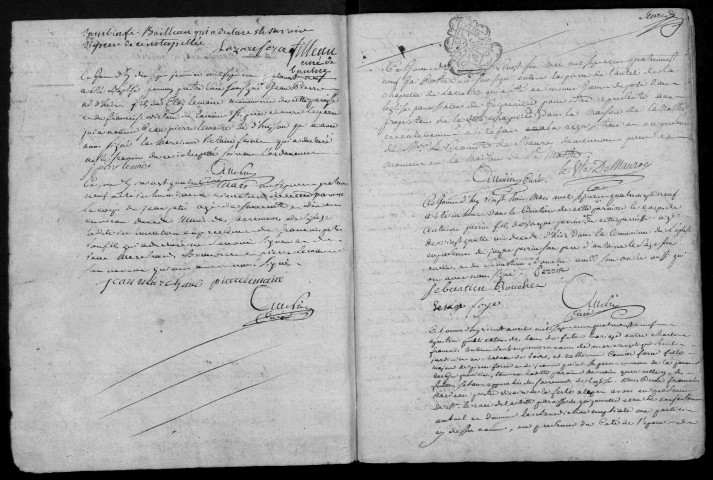 GUIGNEVILLE-SUR-ESSONNE. - Registres d'état civil (1789-1792). 