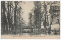 JUVISY-SUR-ORGE. - L'Orge, au pont de l'avenue de l'Eglise. MA (1905), 6 mots, 2x5 c, ad. 