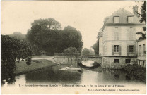 AUVERS-SAINT-GEORGES. - Château de Gravelle. Vue du canal et de la terrasse, ML. 