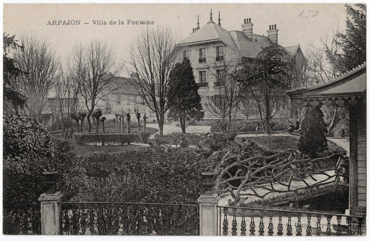ARPAJON. - Villa de la Fontaine, Borné. 