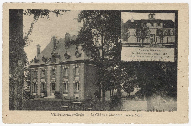 VILLIERS-SUR-ORGE. - Le château moderne [Editeur Thévenet]. 