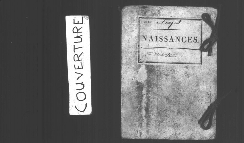 ETAMPES. Naissances : registre d'état civil (1821). 