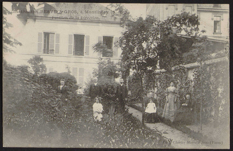 Montlhéry.- Institution Resve et Gros : Pavillon de la direction [1904-1910]. 