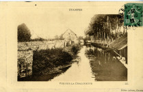 ETAMPES. - Vue sur la Chalouette [Editeur Lefranc, 1922, timbre à 10 centimes, sépia]. 