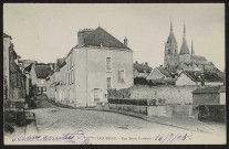 Dourdan .- Rue Basse-Foulerie (14 juillet 1905). 