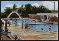 Ferté-Alais (la).- La piscine et les bassins (2 septembre 1964). 