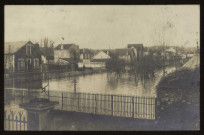ATHIS-MONS. - Inondations de 1910. 1910, 1 timbre à 10 centimes. 