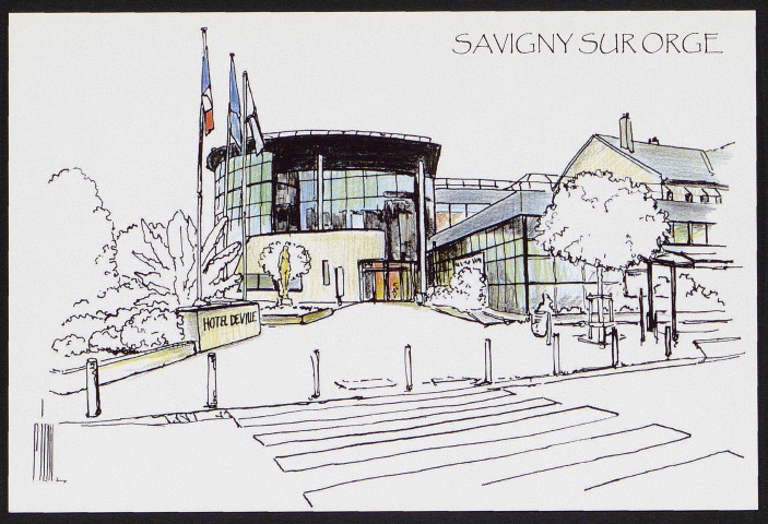 SAVIGNY-SUR-ORGE .- Mairie, 48 avenue Charles de Gaulle. 