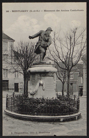 Montlhéry.- Monument des anciens combatants. 