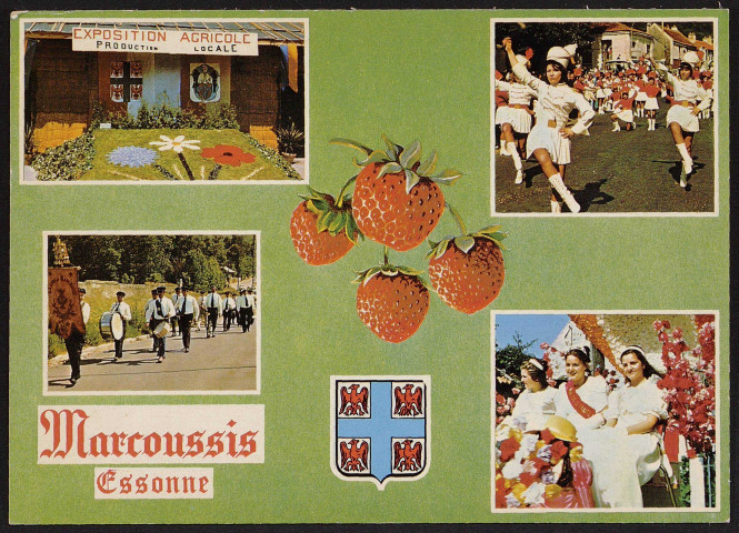 MARCOUSSIS.- Fête de la fraise (20 juin 1976).