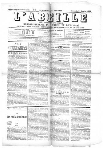 n° 8 (31 janvier 1892)