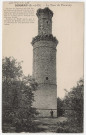 JANVILLE-SUR-JUINE. - Tour de Pocancy (1923). 9 lignes, 25 c, ad. 