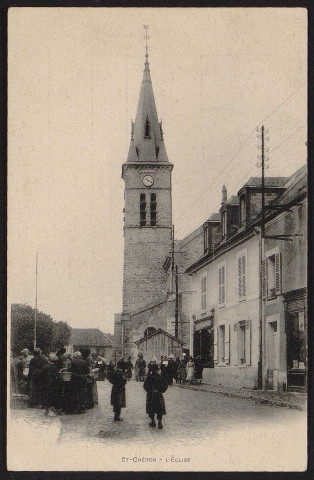 SAINT-CHERON.- L'église [1900-1903].