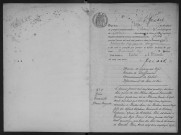 EPINAY-SUR-ORGE.- Décès : registre d'état civil. 