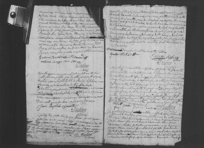 GUIGNEVILLE-SUR-ESSONNE. Paroisse Saint-Firmin : Baptêmes, mariages, sépultures : registre paroissial ; naissances, mariages, décès (1766-an IV). 