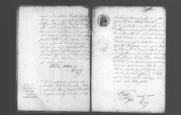 RIS-ORANGIS. Naissances, mariages, décès : registre d'état civil (1858-1862). 