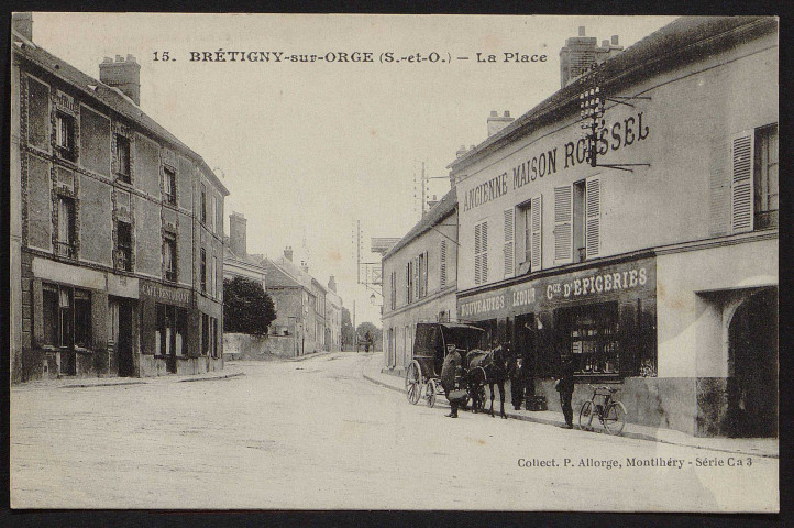 Brétigny-sur-Orge.- La place. 