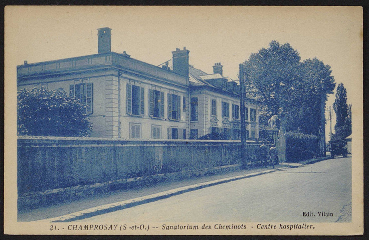 Draveil.- Champrosay. Sanatorium des cheminots  : centre hospitalier [1920-1930]. 