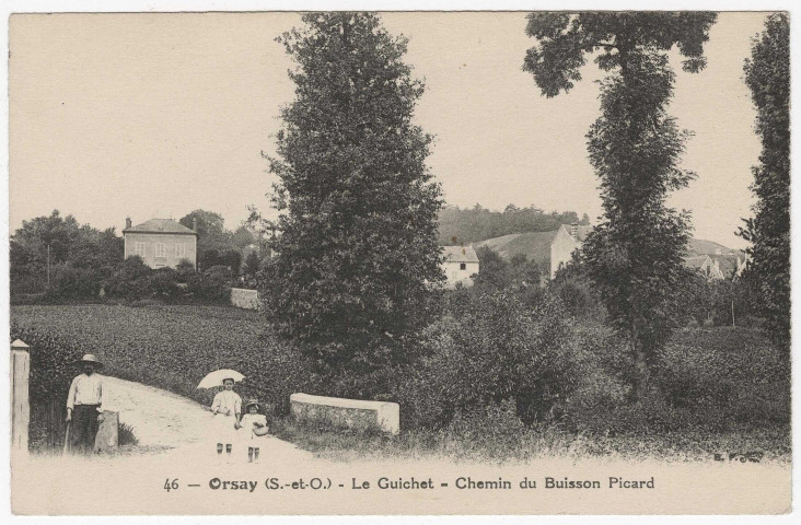 ORSAY. - Le Guichet. Chemin du Buisson Picard. 