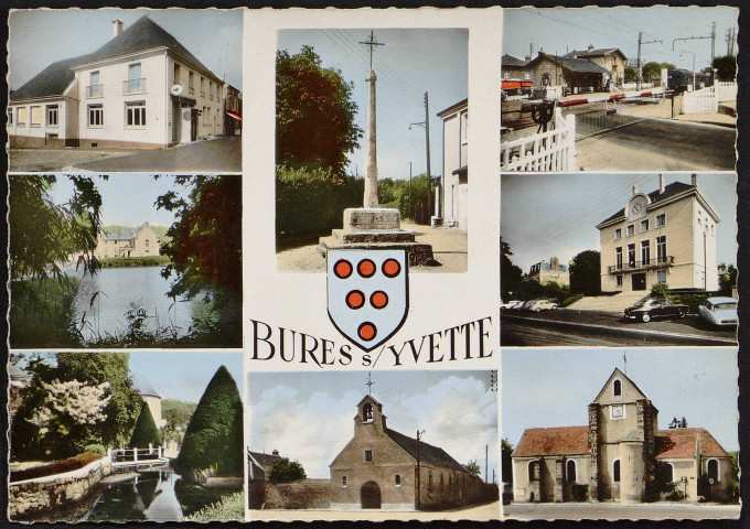 Bures-sur-Yvette.- Huit mini vues du bourg [1960-1964]. 