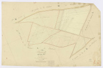 BOIGNEVILLE. - Section L - Bostard, 2, ech. 1/1250, coul., aquarelle, papier, 64x97 (1813). 