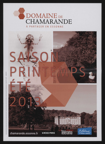 Essonne [conseil général]. - Domaine de Chamarande, saison printemps-été 2013. 