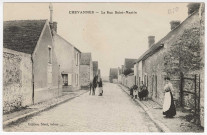 CHEVANNES. - La rue Saint-Martin, Siret, 1915, 12 lignes, 10 c, ad. 
