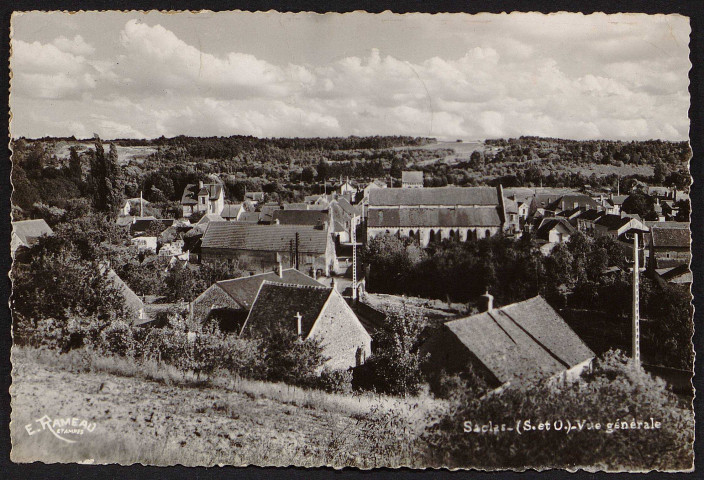 SACLAS.- Vue générale (8 juin 1954).
