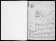 SAULX-LES-CHARTREUX. Naissances, mariages, décès : registre d'état civil (1883-1889). 