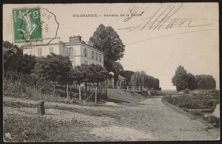 RIS-ORANGIS.- Hameau de la Borde (20 juin 1909).