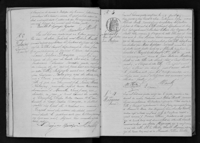 ETAMPES. Décès : registre d'état civil (1886). 