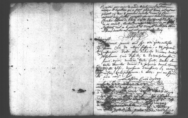 SACLAY. Paroisse Saint-Germain de Paris : Baptêmes, mariages, sépultures : registre paroissial (1738-1746). 
